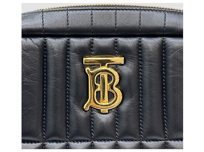 Burberry Piccola borsa a tracolla Lola in pelle trapuntata Nero - vista 4