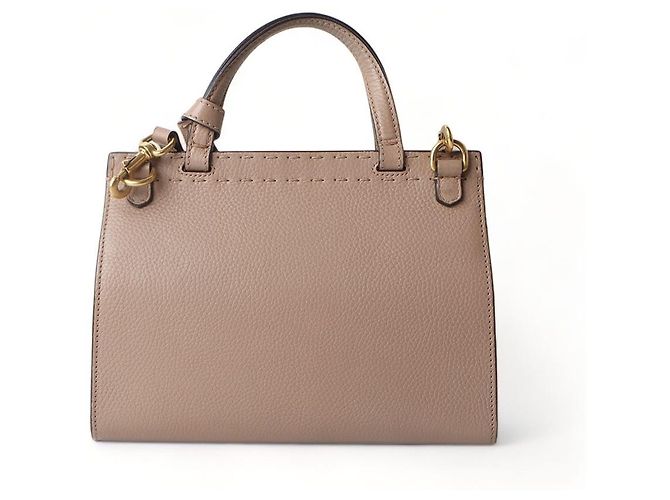 Gucci Mini borsa a manico e a tracolla GG Marmont con perle Arancione - vista 3