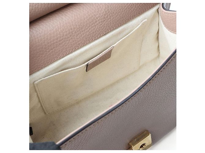 Gucci Mini borsa a manico e a tracolla GG Marmont con perle Arancione - vista 7