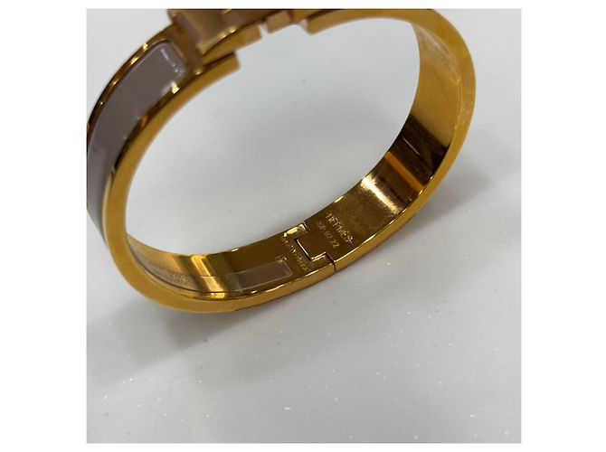 Hermès Pulsera Click para Mujer Marron Glacé PM - vista 6