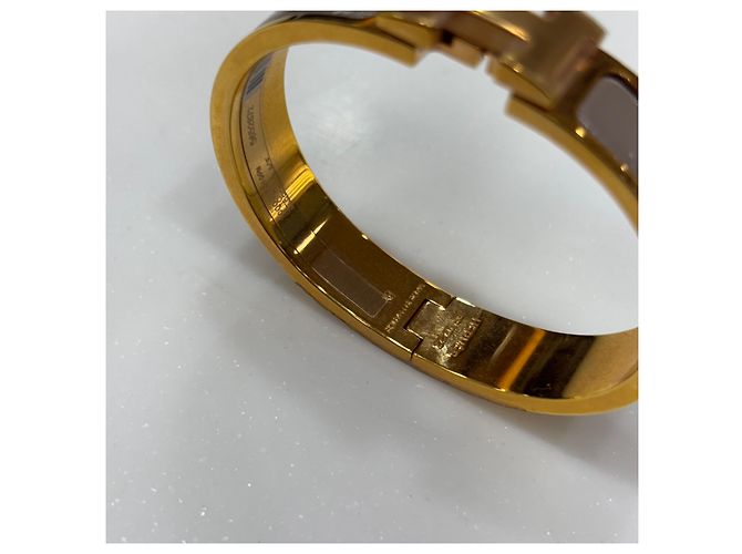Hermès Pulsera Click para Mujer Marron Glacé PM - vista 7