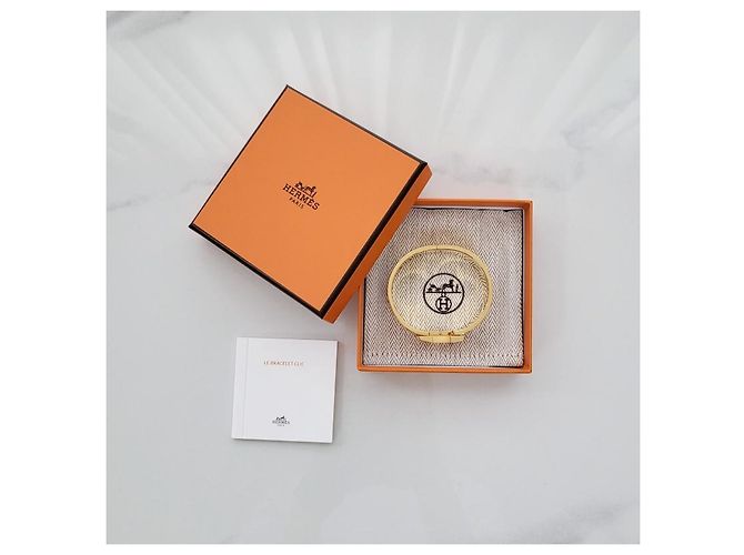 Hermès Click Clack Colorings and Day Attire Armband Orange - Ansicht 12