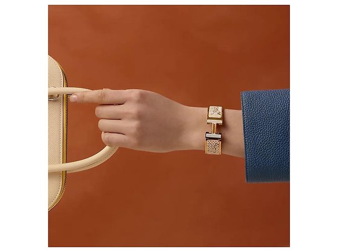 Hermès Click Clack Colorings and Day Attire Armband Orange - Ansicht 4