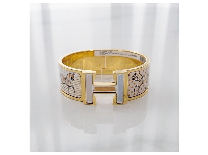 Hermès Click Clack Colorings and Day Attire Armband Orange - Ansicht 5
