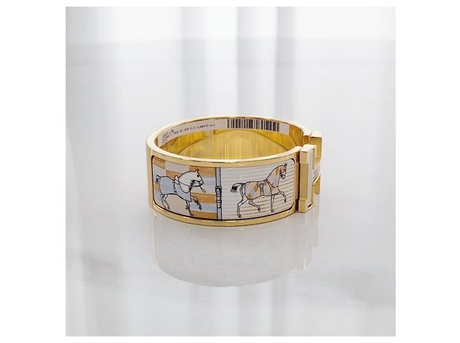 Hermès Click Clack Colorings and Day Attire Armband Orange - Ansicht 7