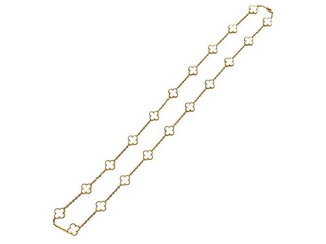 Van Cleef & Arpels Van Cleef Arpels Alhambra Motif lange Halskette Mehrfarben - Ansicht 3