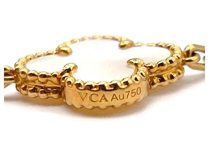 Van Cleef & Arpels Van Cleef Arpels Alhambra Motif lange Halskette Mehrfarben - Ansicht 6