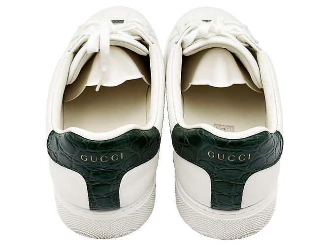 Gucci Sneakers Ace in pelle bianca Bianco - vista 8