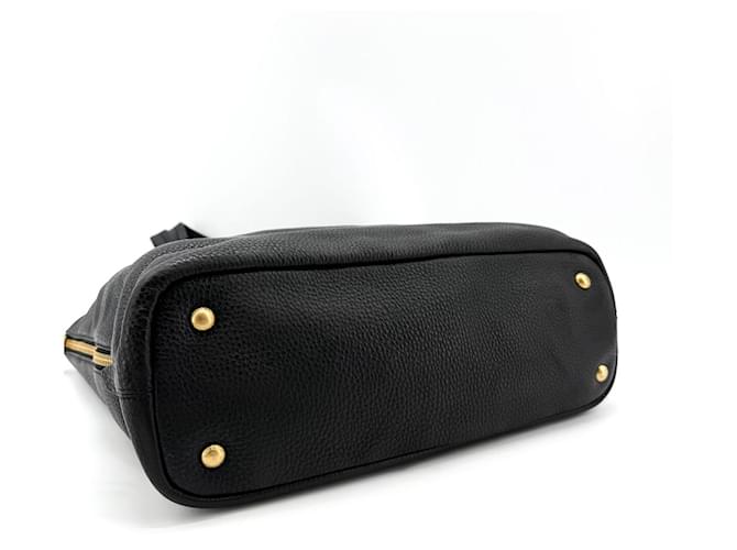 Prada Borsa a Spalla Vitel Cadore Nero - vista 6