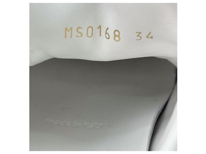 Louis Vuitton Sneakers basse Frontline in shearling e pelliccia di visone da donna Bianco Marrone - vista 18