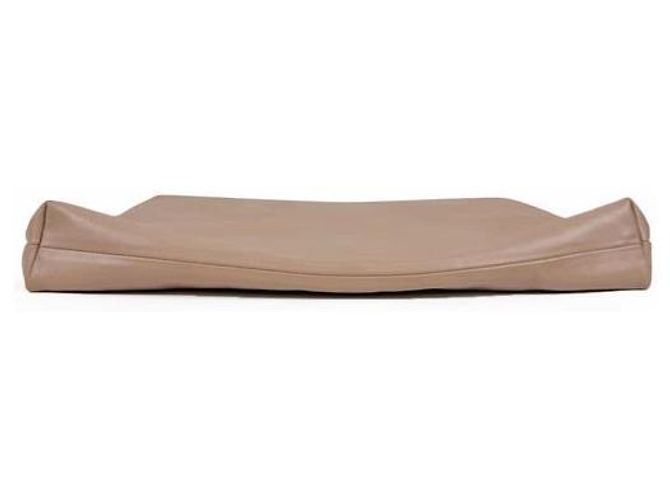 Miu Miu Borsa a tracolla in pelle morbida con catena logo da donna Cammeo Beige Arancione - vista 4
