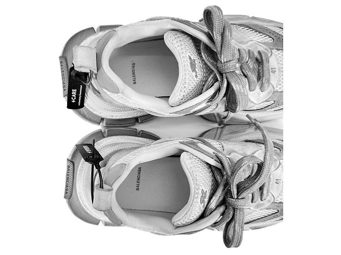 Balenciaga Sneaker One-Out in scamosciato da uomo Grigio chiaro Marrone - vista 13
