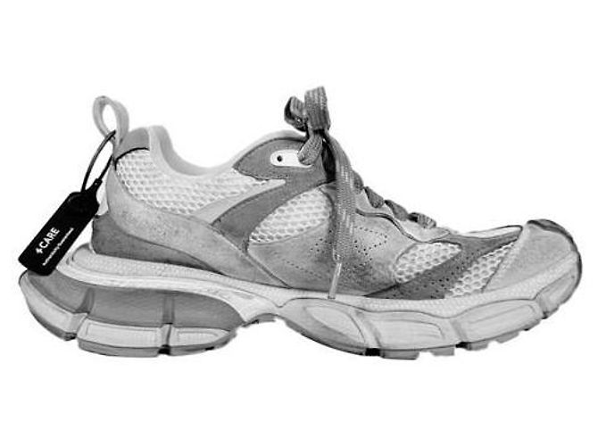 Balenciaga Sneaker One-Out in scamosciato da uomo Grigio chiaro Marrone - vista 6