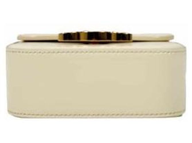 Céline Mini borsa a tracolla Claude Shiny Triomphe Gialla Giallo - vista 9