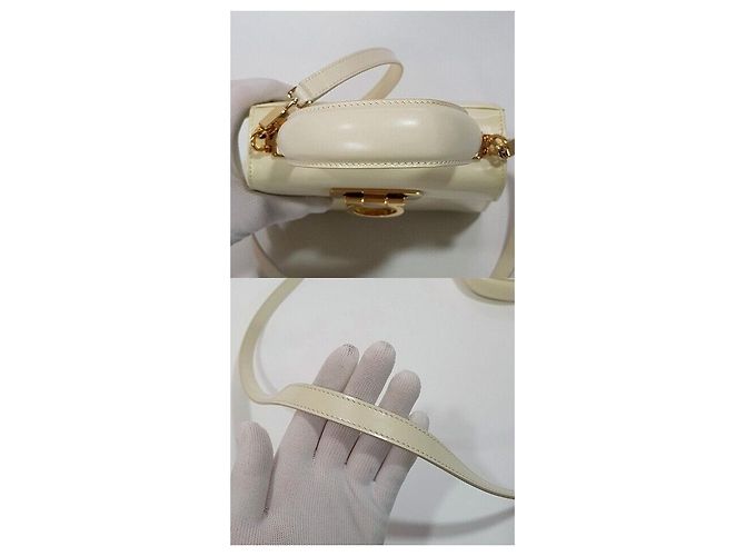 Salvatore Ferragamo Iconic Top Handle Kelly Tasche Silber - Ansicht 5