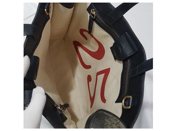Gucci Borsa Tote a Spalla Supreme Supreme Bee - vista 8