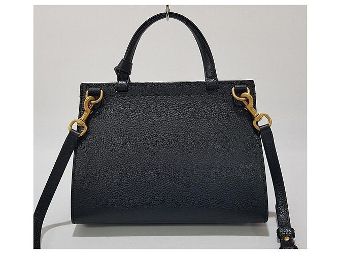 Borsa Tote con manico e tracolla Gucci GG Marmont Nero - vista 5
