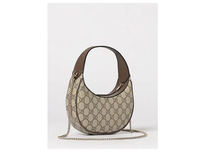 Gucci Piccola borsa a tracolla Ophidia Marrone - vista 6