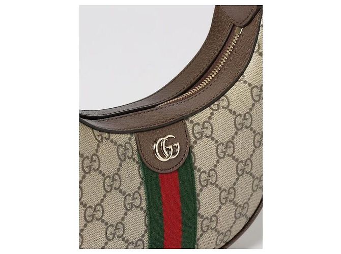 Gucci Piccola borsa a tracolla Ophidia Marrone - vista 7