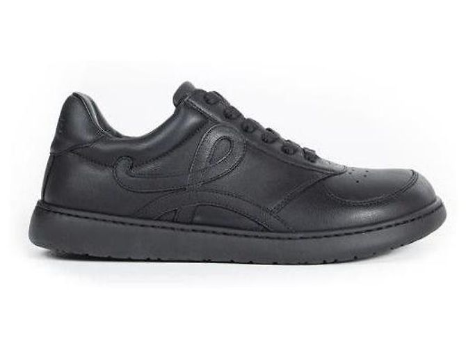 Loewe Zapatillas Jumbo en piel de becerro de grano suave Negro - vista 4