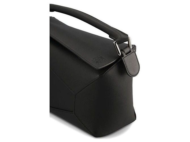Loewe Piccola borsa Puzzle Edge in vitello classico Nero - vista 5