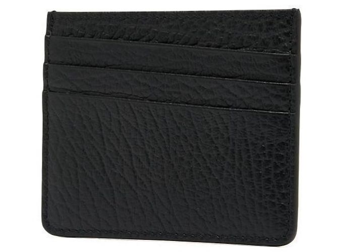 Maison Martin Margiela Grained Leather Card Holder Black - view 5