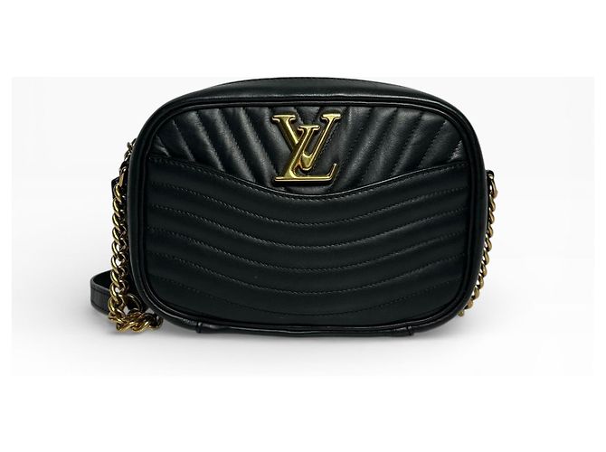 Louis Vuitton Borsa a tracolla New Wave Camera Bag Nero Oro - vista 2