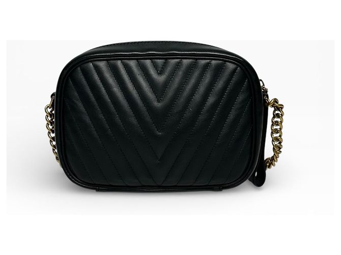 Louis Vuitton Borsa a tracolla New Wave Camera Bag Nero Oro - vista 3