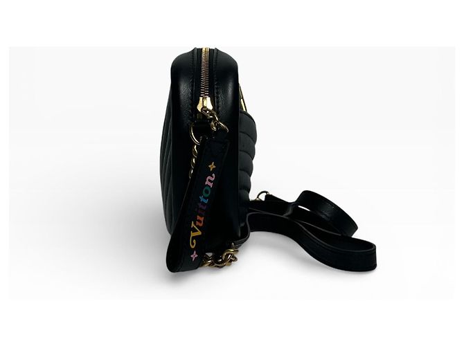 Louis Vuitton Borsa a tracolla New Wave Camera Bag Nero Oro - vista 4