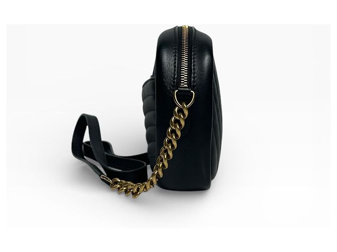 Louis Vuitton Borsa a tracolla New Wave Camera Bag Nero Oro - vista 5