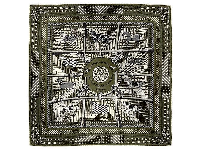Hermès Foulard Bandana da Giorno Multicolore - vista 4