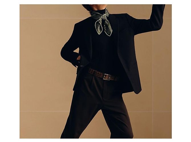 Hermès Foulard Bandana da Giorno Multicolore - vista 5