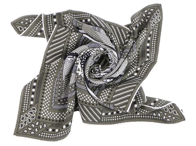 Hermès Foulard Bandana da Giorno Multicolore - vista 9