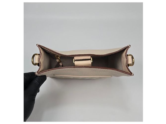 Miu Miu Borsa a tracolla in pelle Madras Argento - vista 8