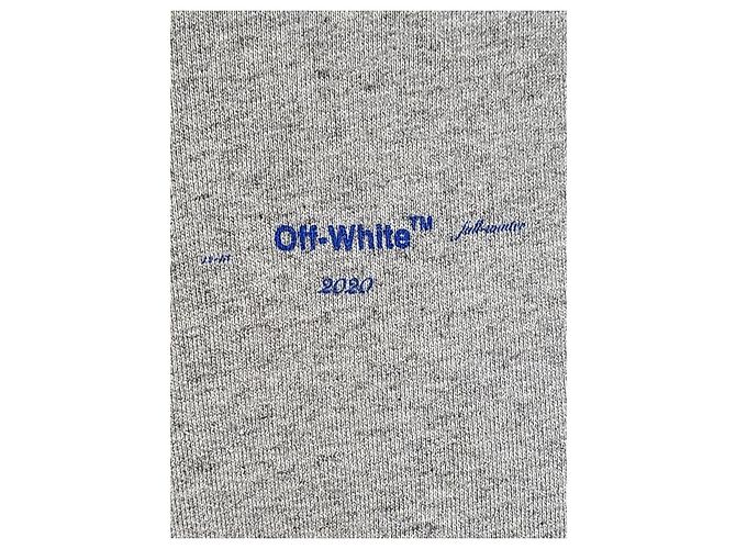 Off White Sudadera de acrílico gris con flecha Castaño - vista 4