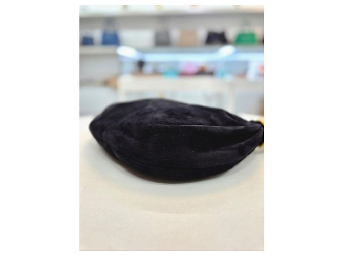 Chloé Borsa a tracolla Mini Hobo in scamosciato Nero - vista 19