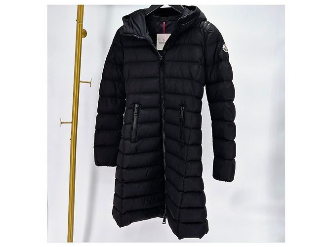 Moncler Taleb Damen Lang Daunenjacke Schwarz - Ansicht 3