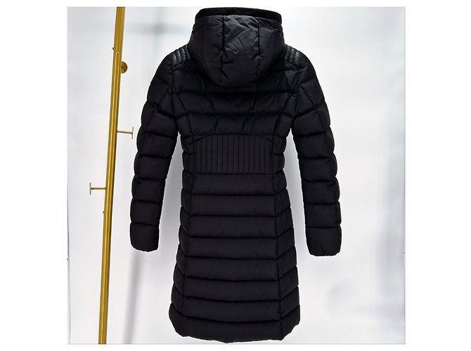 Moncler Taleb Damen Lang Daunenjacke Schwarz - Ansicht 4