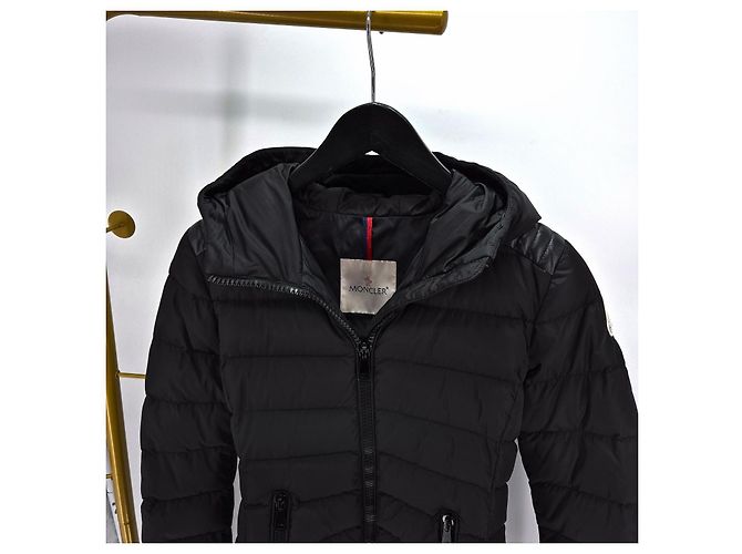 Moncler Taleb Damen Lang Daunenjacke Schwarz - Ansicht 5