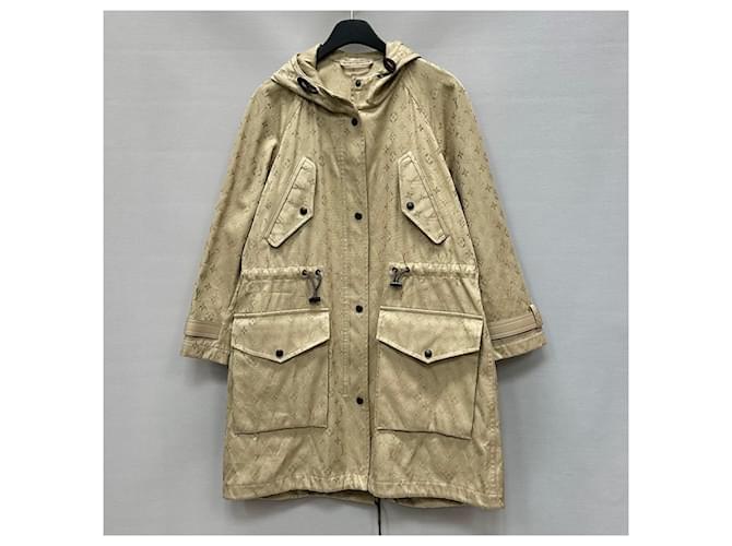 Louis Vuitton Abrigo con Capucha Monogram (Oversized para Mujer) Dorado - vista 2
