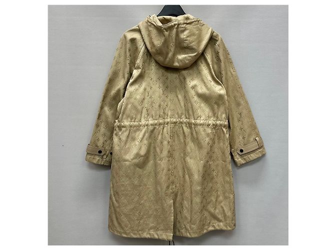 Louis Vuitton Abrigo con Capucha Monogram (Oversized para Mujer) Dorado - vista 5