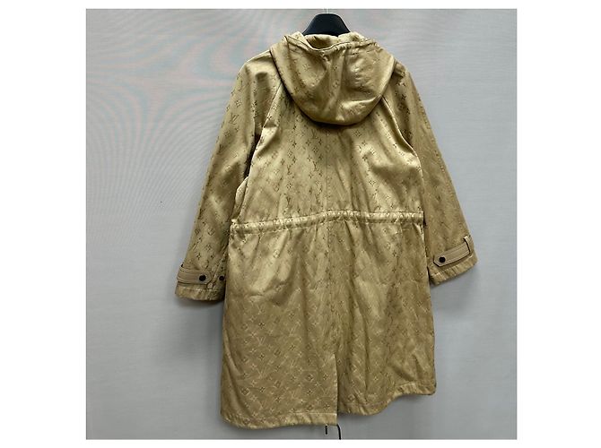 Louis Vuitton Abrigo con Capucha Monogram (Oversized para Mujer) Dorado - vista 6