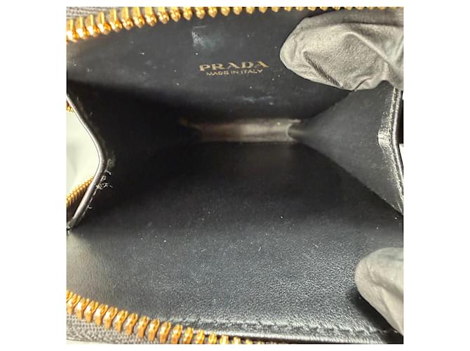 Prada Mini bolso de hombro en piel Saffiano Plata - vista 10