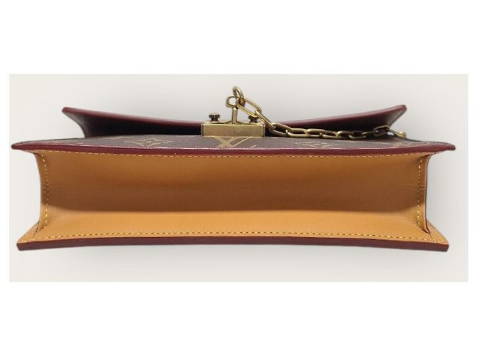 Louis Vuitton Monogramm Gürteltasche mit Goldkette Braun - Ansicht 8