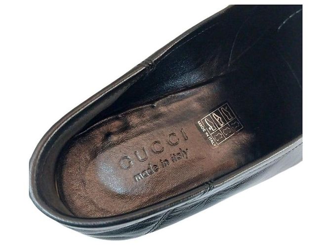 Gucci Mocassini con ricamo di serpente nero e morsetto horsebit, scarpe da uomo con aumento dell'altezza - vista 4