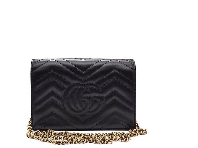 Gucci Borsa a tracolla Marmont Matelassé Nero - vista 3