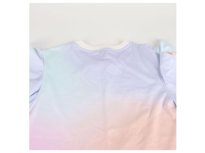 Louis Vuitton Camiseta de algodão com mangas de babados e degradê LV Circle Multicor - vista 21