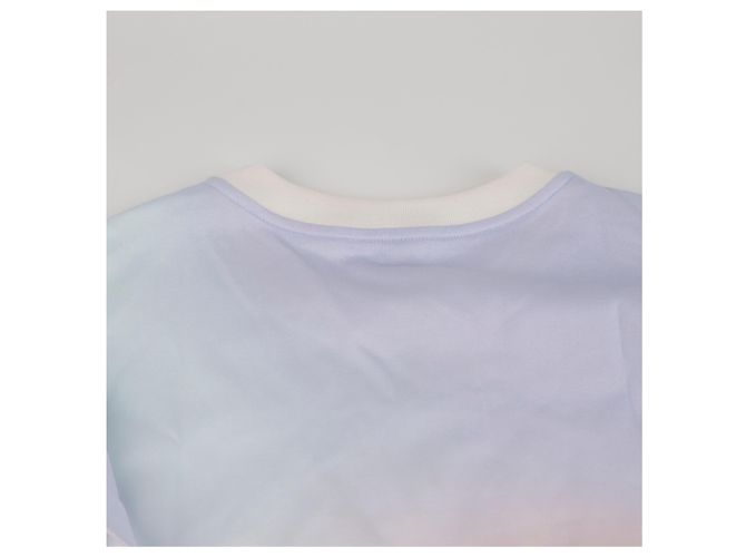 Louis Vuitton Camiseta de algodão com mangas de babados e degradê LV Circle Multicor - vista 8