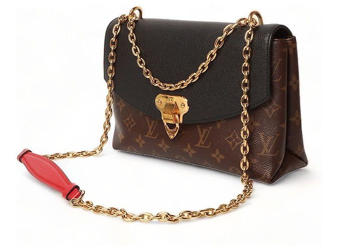 Louis Vuitton Borsa a Spalla Saint Placid in Tela Monogram Nero - vista 2
