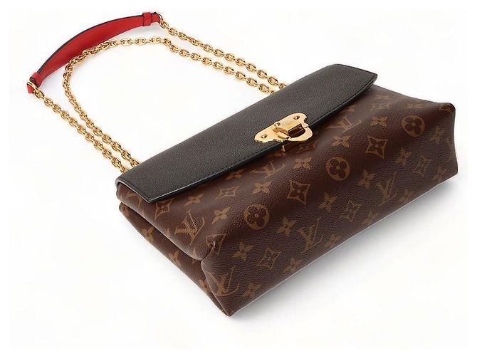 Louis Vuitton Borsa a Spalla Saint Placid in Tela Monogram Nero - vista 5